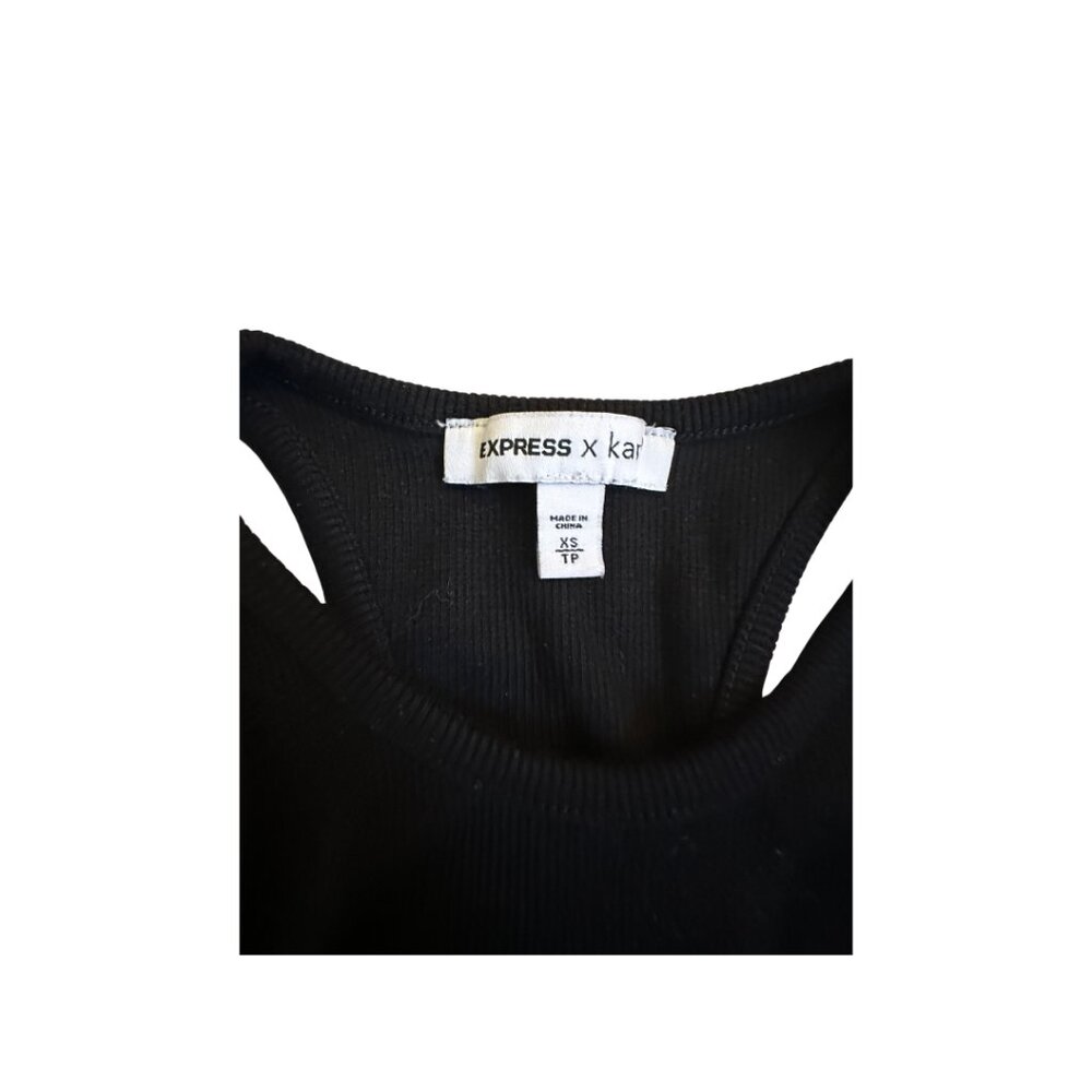 Fitted Ribbed High Neck Tank - Picture 3 of 4
